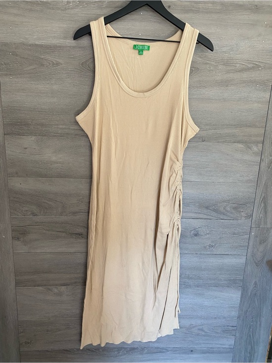 J. Crew Dresses & Skirts - J. Crew Ruched Midi Dress Ribbed Jersey